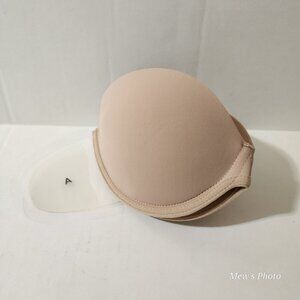 Backless Strapless Bra, Size A, Nude Color